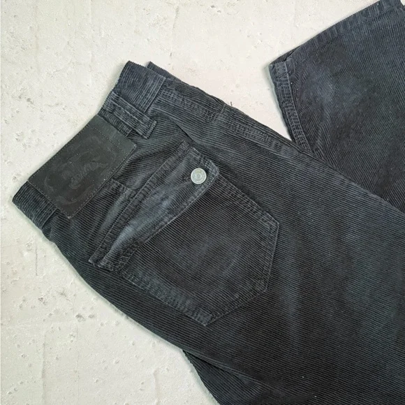 Burberry Black Corduroy Pants in size 30R preowned